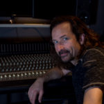 At home in the studio.